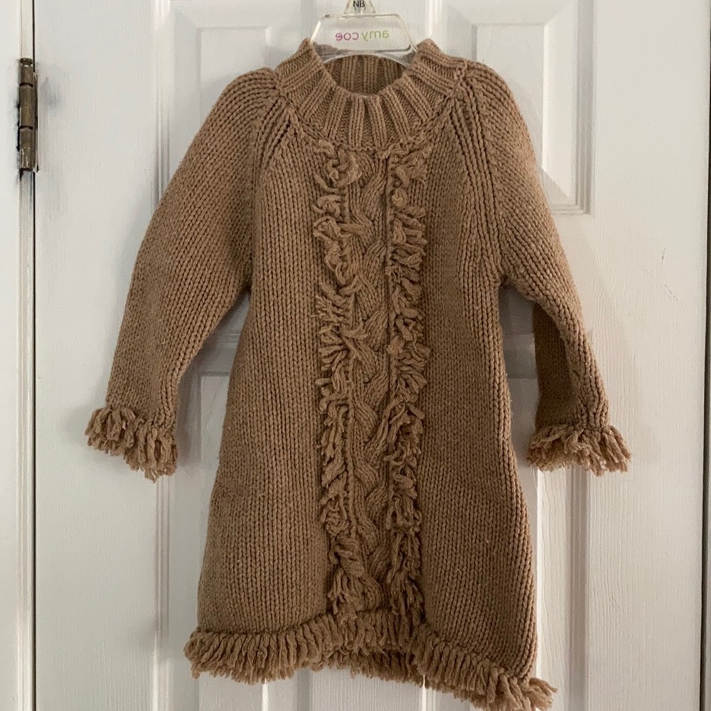 CHARABIA PARIS VINTAGE SWEATER DRESS SIZE 18M